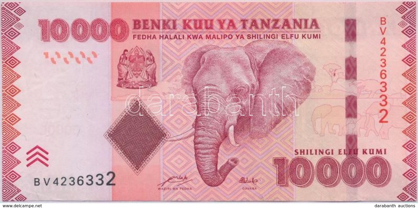 Tanzánia 2010. 10.000Sh T:I-
Tanzania 2010. 10.000 Shilingi C:AU - Non Classificati