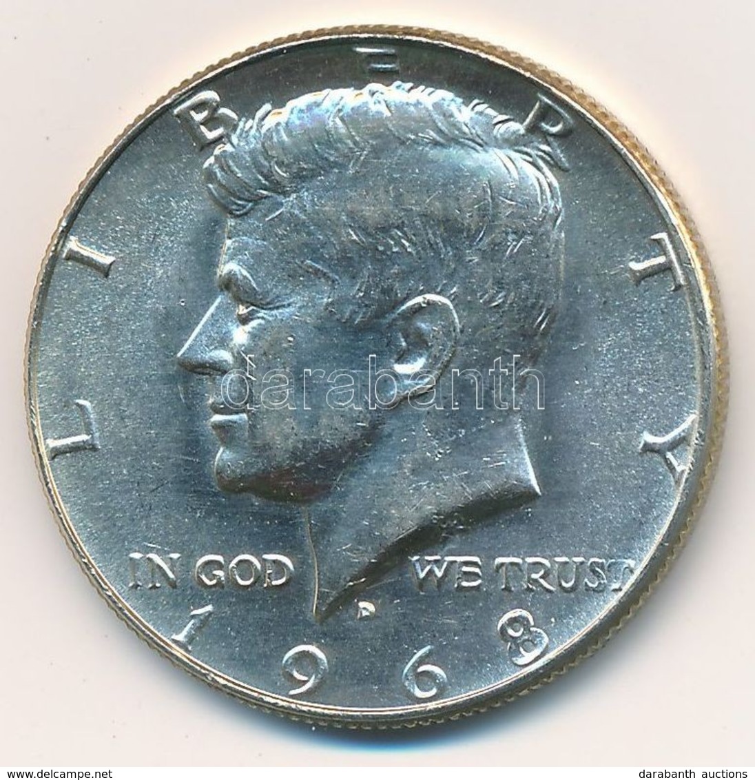 Amerikai Egyesült Államok 1968D 1/2$ Ag 'Kennedy' Tanúsítvánnyal T:1,1-
USA 1968D 1/2 Dollar Ag 'Kennedy' With Certifica - Non Classificati