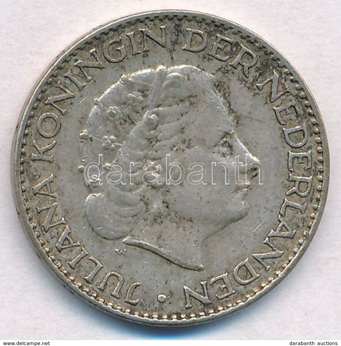Hollandia 1956. 1G Ag 'I. Julianna' T:2 
Netherlands 1956. 1 Gulden Ag 'Juliana' C:XF - Non Classificati