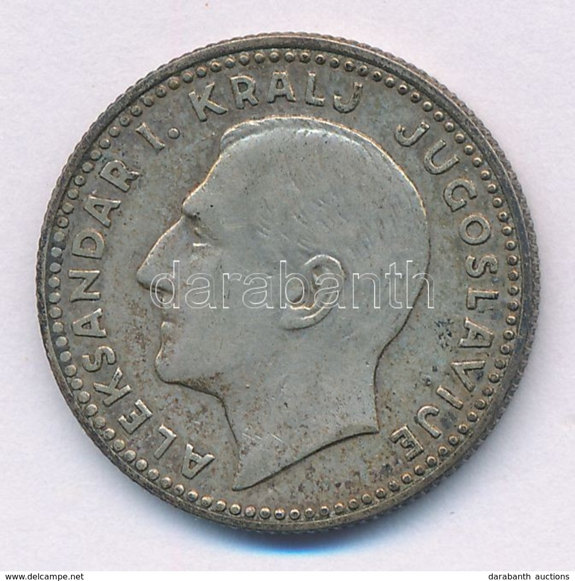 Jugoszlávia 1931. 10D Ag 'I. Sándor' T:2
Yugoslavia 1931. 10 Dinara Ag 'Alexander I' C:XF - Non Classificati