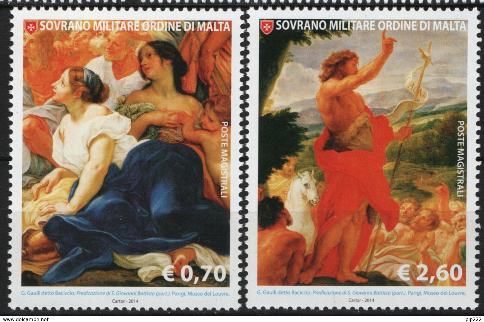 SMOM 2014 Sass.1199/200 MNH/** VF - Sovrano Militare Ordine Di Malta