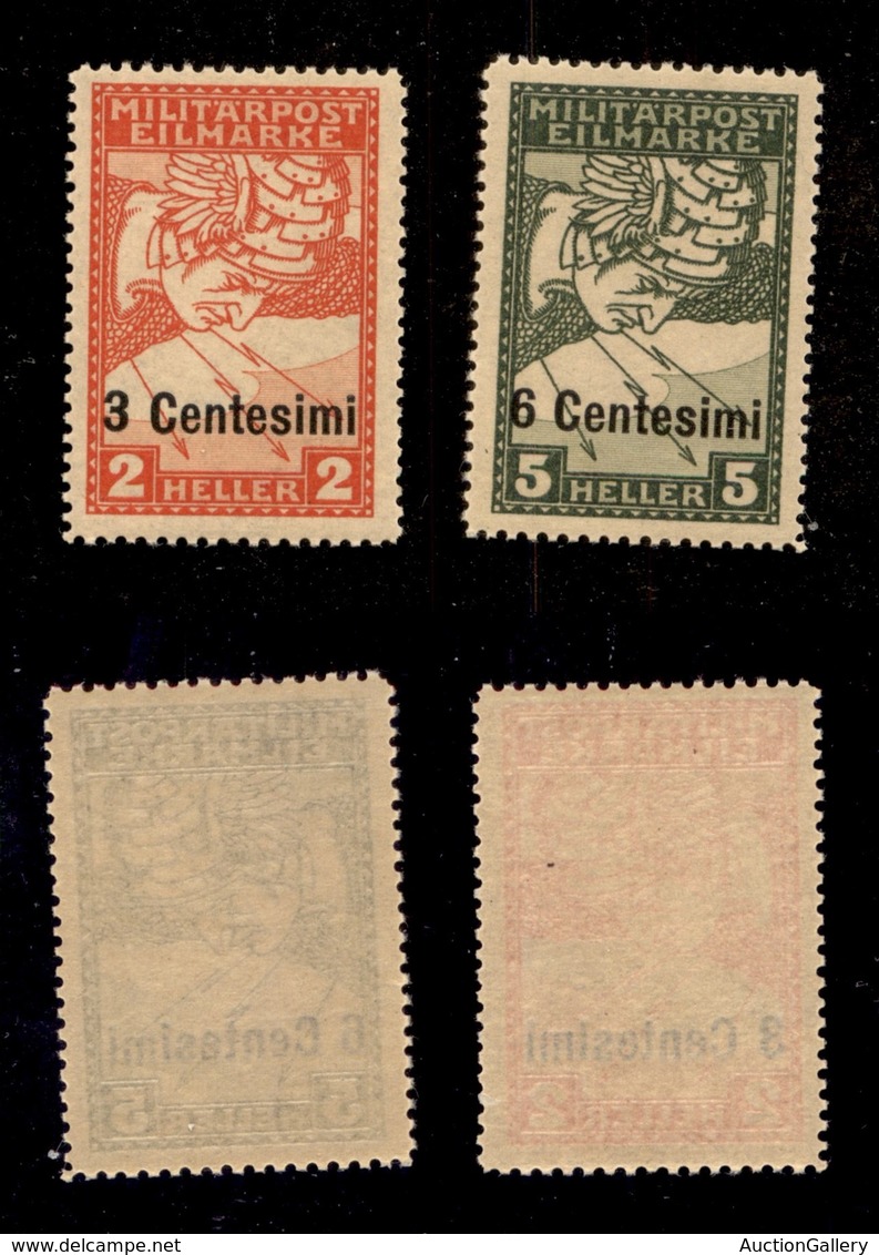 OCCUPAZIONI - VENETO - Occupazione Austriaca - 1918 - Espressi (1/2) - Gomma Integra (1.000) - Other & Unclassified