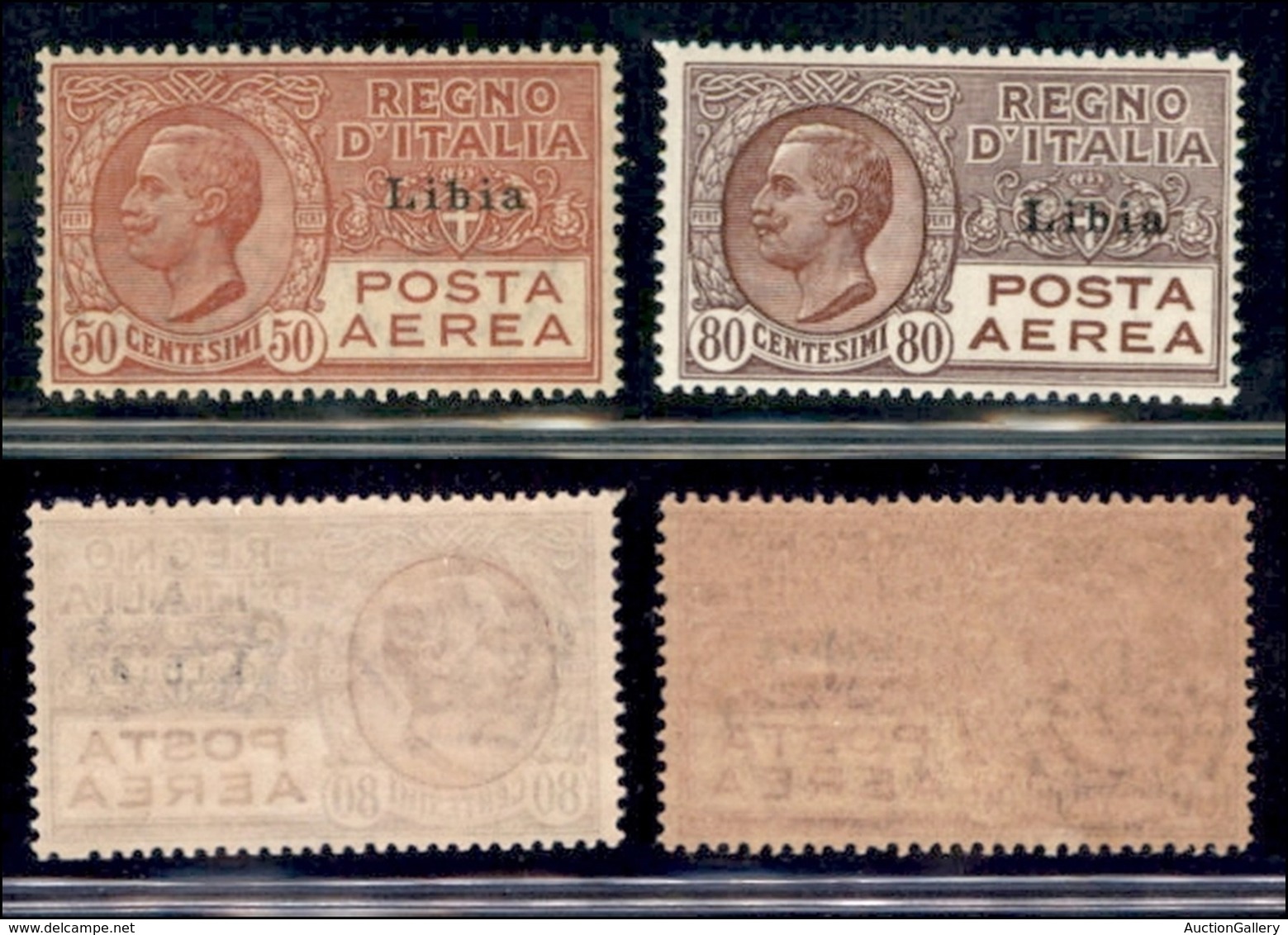 COLONIE - LIBIA - 1928 - Posta Aerea (1/2) - Serie Completa - Gomma Integra (350) - Autres & Non Classés