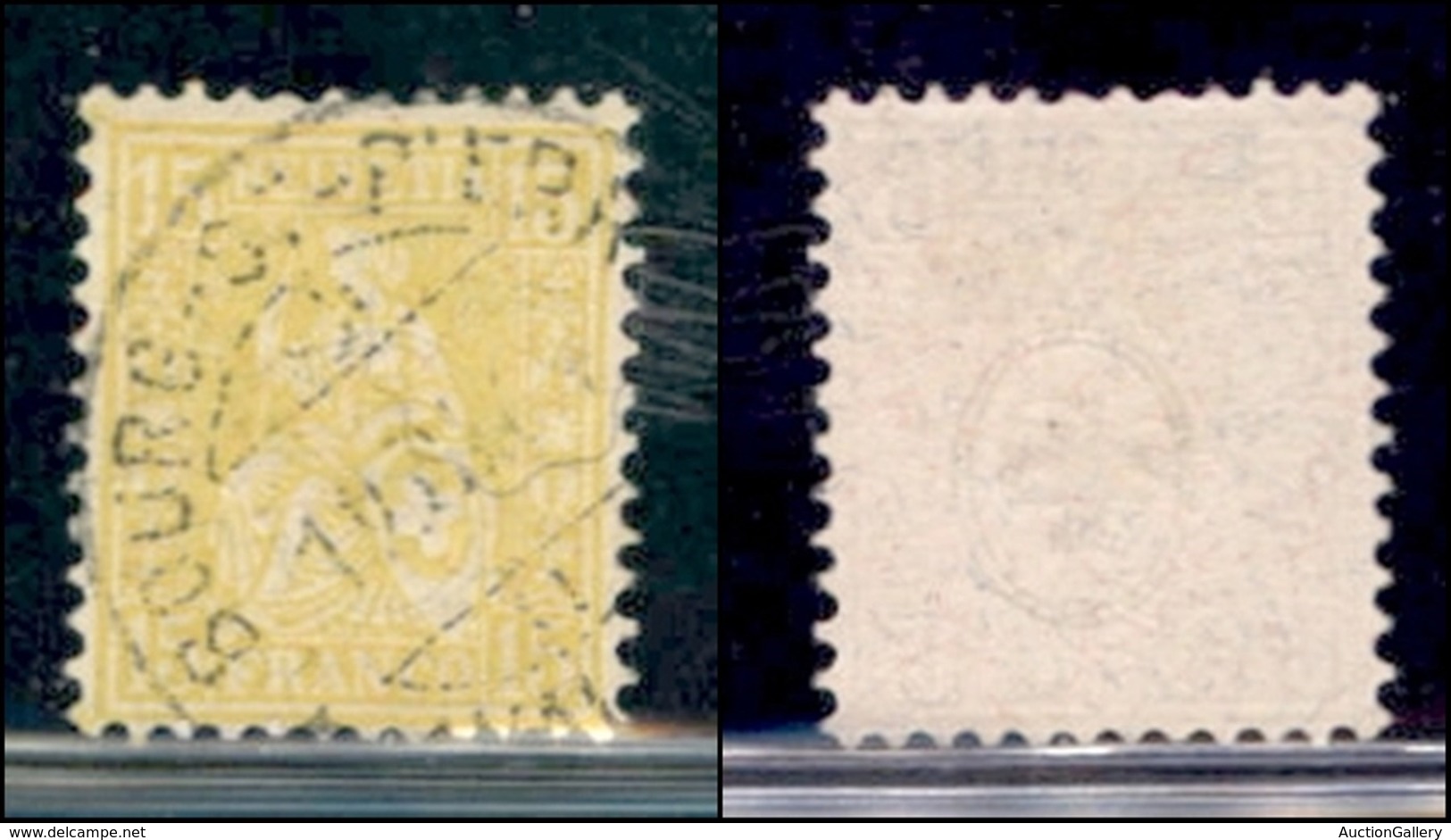 EUROPA - SVIZZERA - 1881 - 15 Cent (39) Usato (450) - Sonstige & Ohne Zuordnung