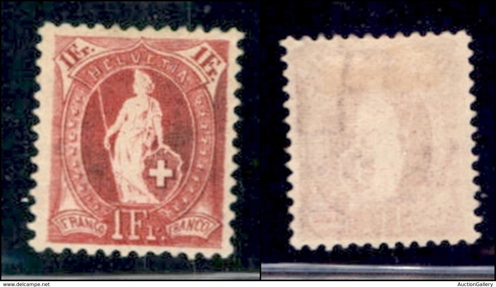 EUROPA - SVIZZERA - 1905 - 1 Franco (79D) - Gomma Originale - Andere & Zonder Classificatie