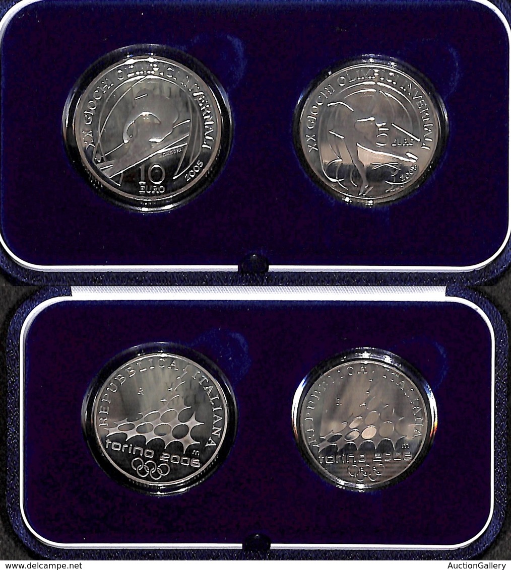 MONETE - MEDAGLIE - 2006 - Italia - Torino 2006 - Dittico 5 E 10 Euro - Prima Emissione - SPL - Confezione Originale - Autres & Non Classés