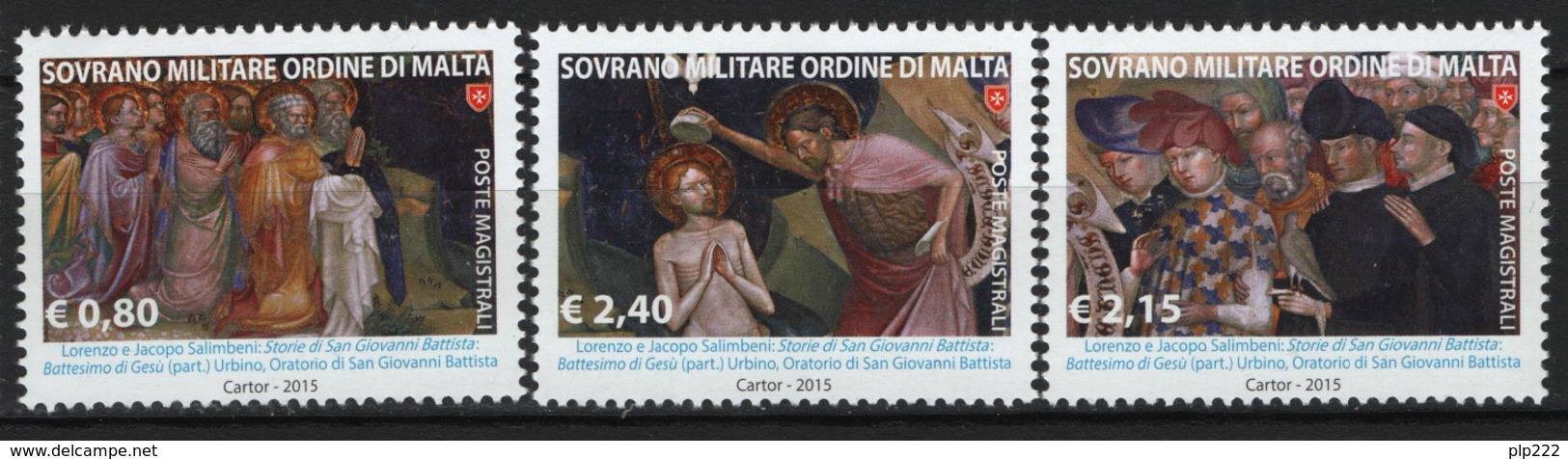 SMOM 2015 Sass.1248/50 MNH/** VF - Sovrano Militare Ordine Di Malta