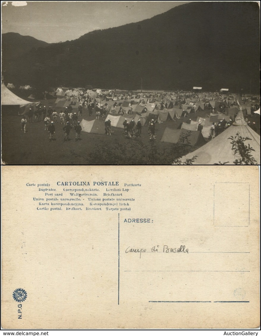 CARTOLINE - REGIONALISMO-LIGURIA - Busalla (GE), Accampamento Militare, Fotografica Nuova - Andere & Zonder Classificatie