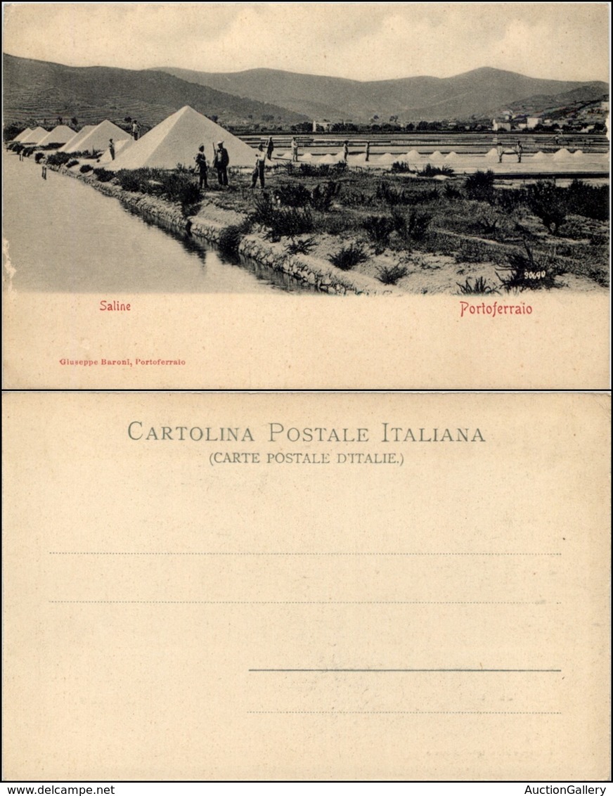 CARTOLINE - REGIONALISMO-TOSCANA - Portoferraio (LI), Saline Animata Nuova Perfetta - Sonstige & Ohne Zuordnung