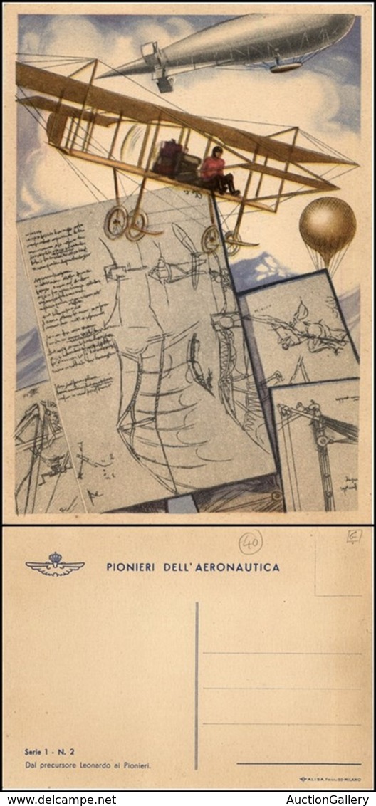 CARTOLINE - AVIAZIONE - Pionieri Dell'Aeronautica - "Dal Precursore Leonardo…." - Nuova FG - Altri & Non Classificati