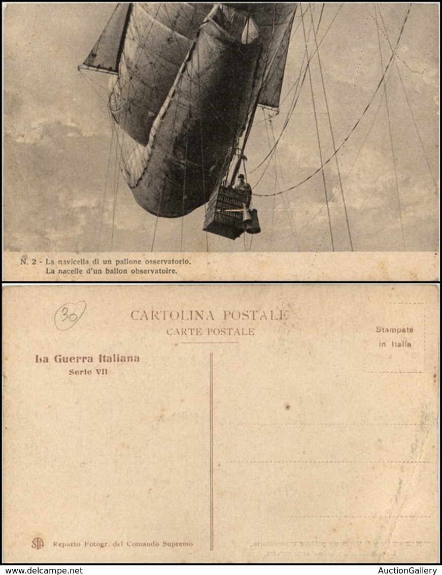 CARTOLINE - AVIAZIONE - La Navicella Di Un Pallone Osservatorio - Nuova - Piega Diagonale Angolo Basso Sinistro - Altri & Non Classificati