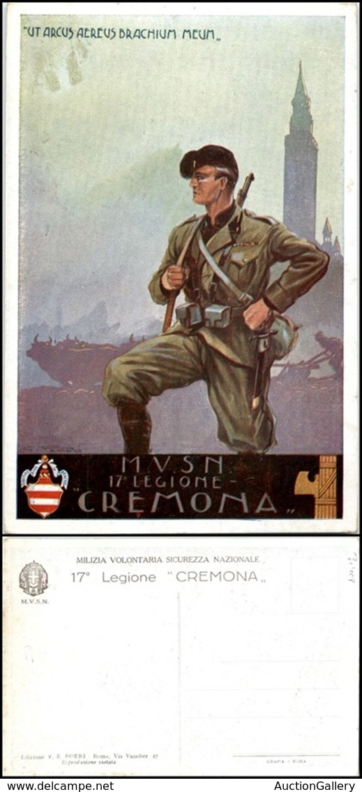 CARTOLINE - MILITARI - 17° Legione "Cremona" - Illustratore Ferrari - Nuova (100) - Non Classés