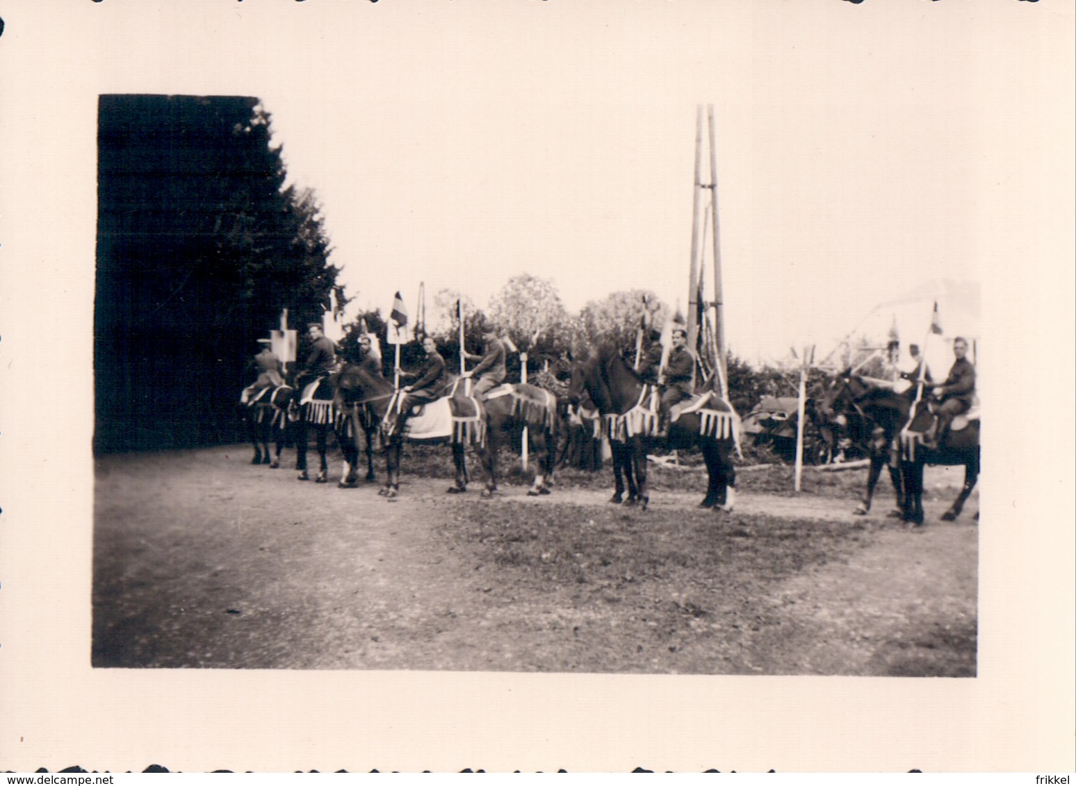 Foto Photo (7 X 10 Cm) Roger Laloy Fauvillers Procession Cortège Fête Fin De La Guerre ? Einde Oorlog Stoet - Fauvillers