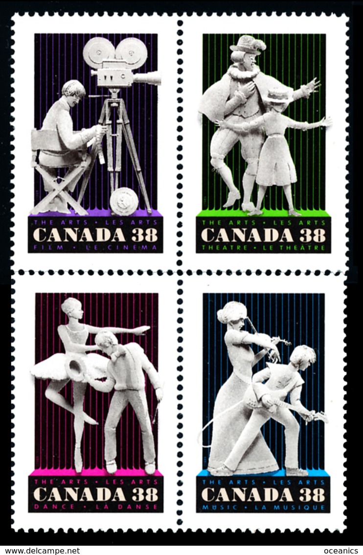 Canada (Scott No.1252-55 - Arts De La Scène / Performing Arts) [**] - Used Stamps