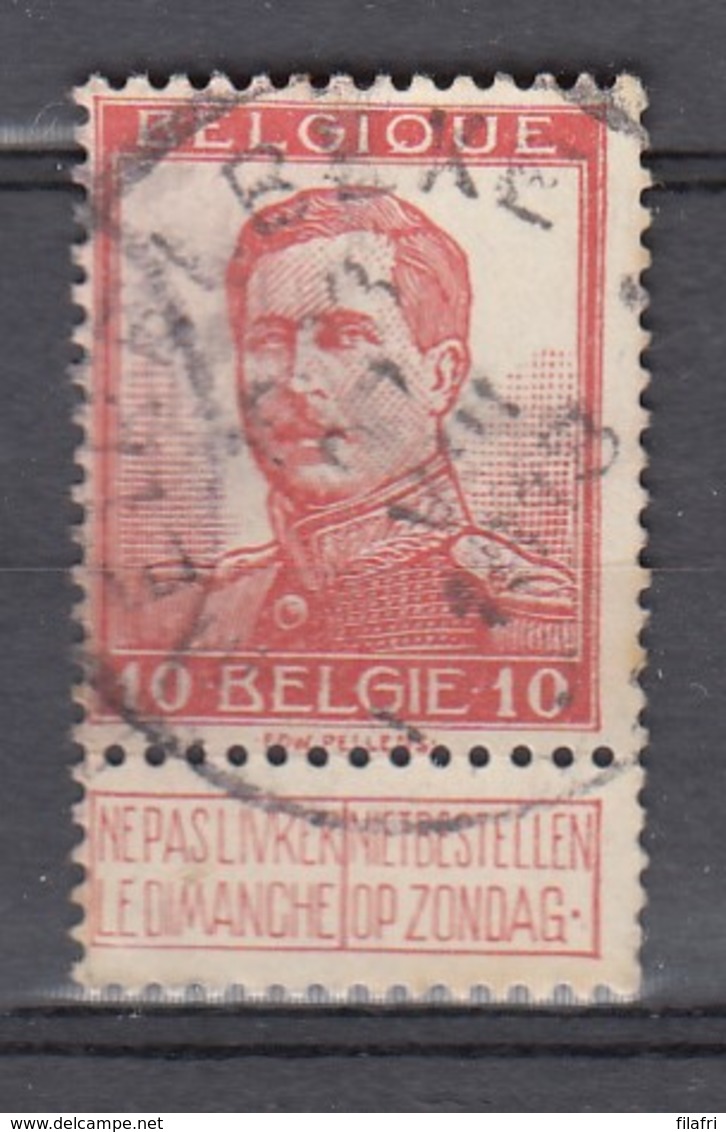 118 Gestempeld MEIRELBEKE - COBA 8 Euro - 1912 Pellens