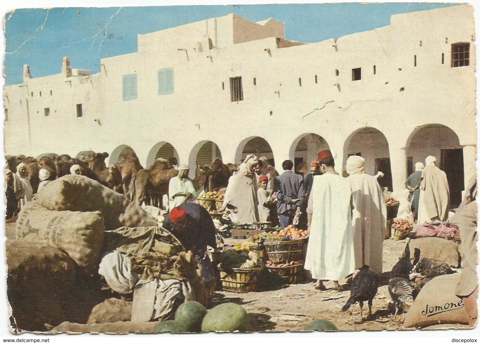 V2826 Algerie - Marché à Ghardaia / Viaggiata 1965 - Scènes & Types