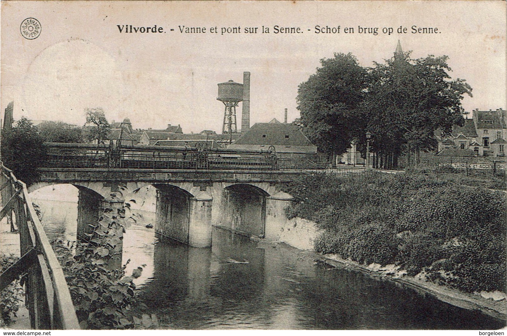 Vilvoorde Vilvorde Vanne Et Pont Sur La Senne Schof En Brug Op De Senne (Zenne) - Vilvoorde