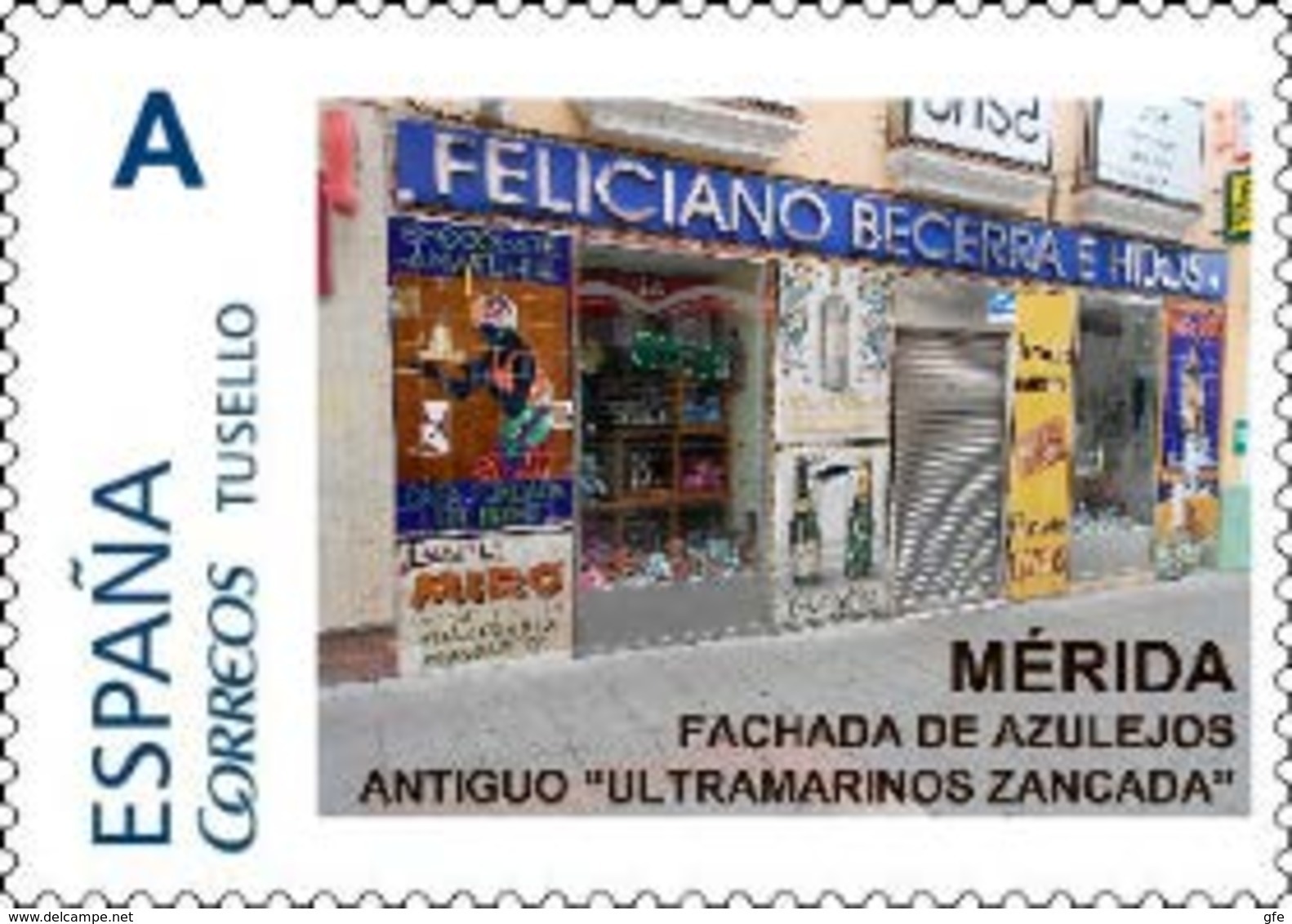 Spain 2018– España “Tu Sello”. Sello Personalizado De La Fachada Antiguo Ultramarinos Zancada - Sin Clasificación