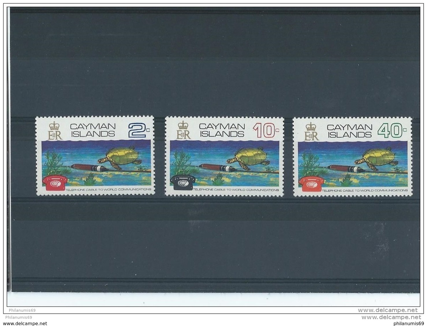 CAIMANES 1972 - YT N° 299/301 NEUF SANS CHARNIERE ** (MNH) GOMME D'ORIGINE LUXE - Iles Caïmans