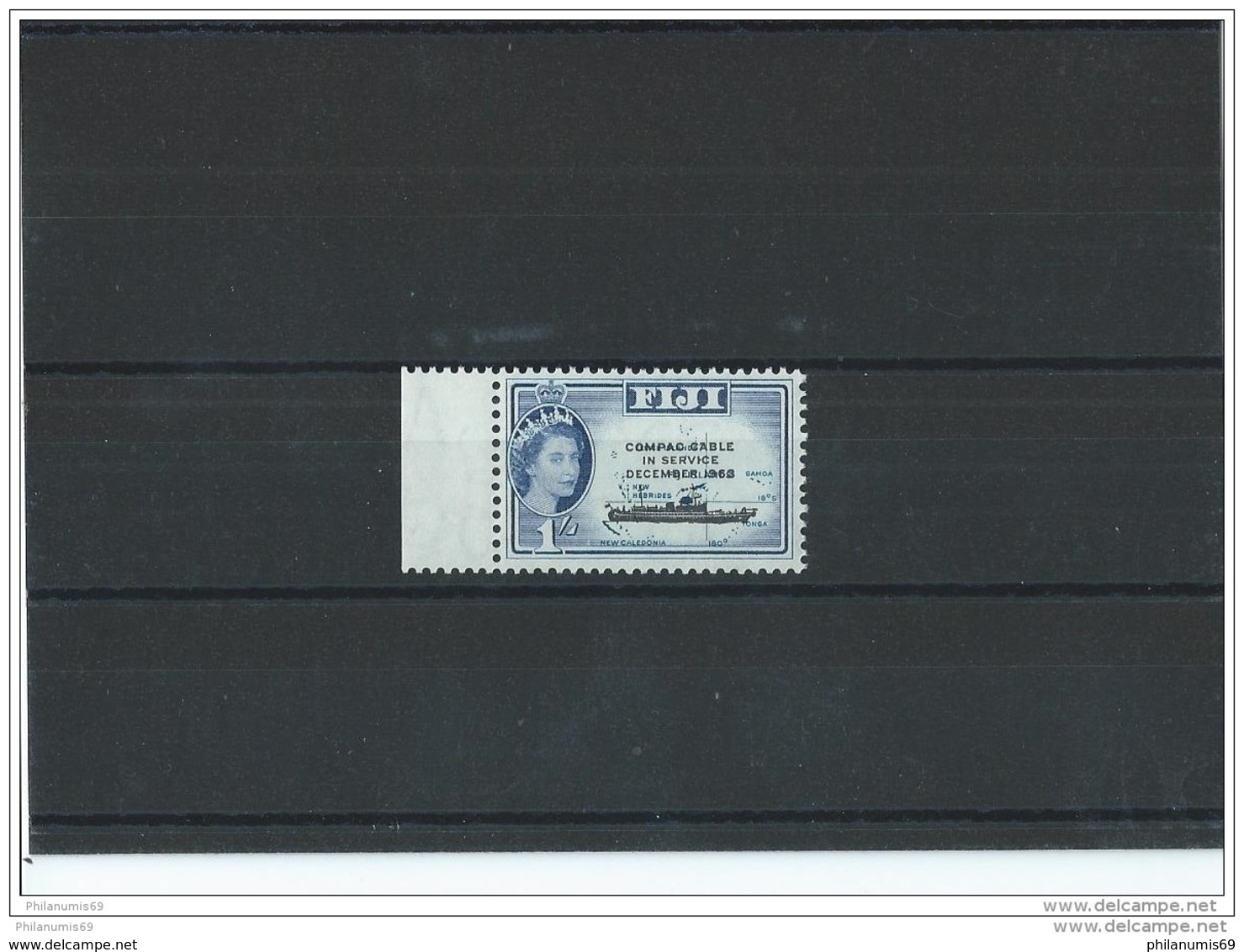 FIDJI 1964/1967 - YT N° 182A NEUF SANS CHARNIERE ** (MNH) GOMME D'ORIGINE LUXE - Fidji (1970-...)