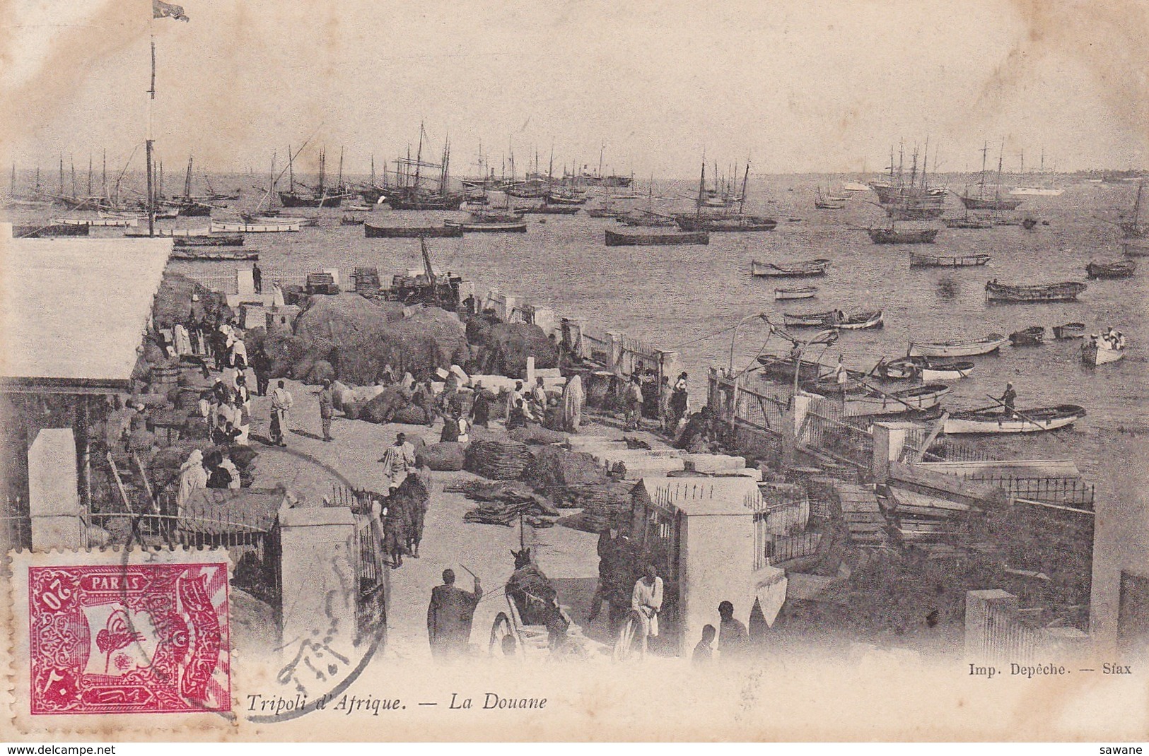 TRIPOLI D'AFRIQUE, LA DOUANE - Libya