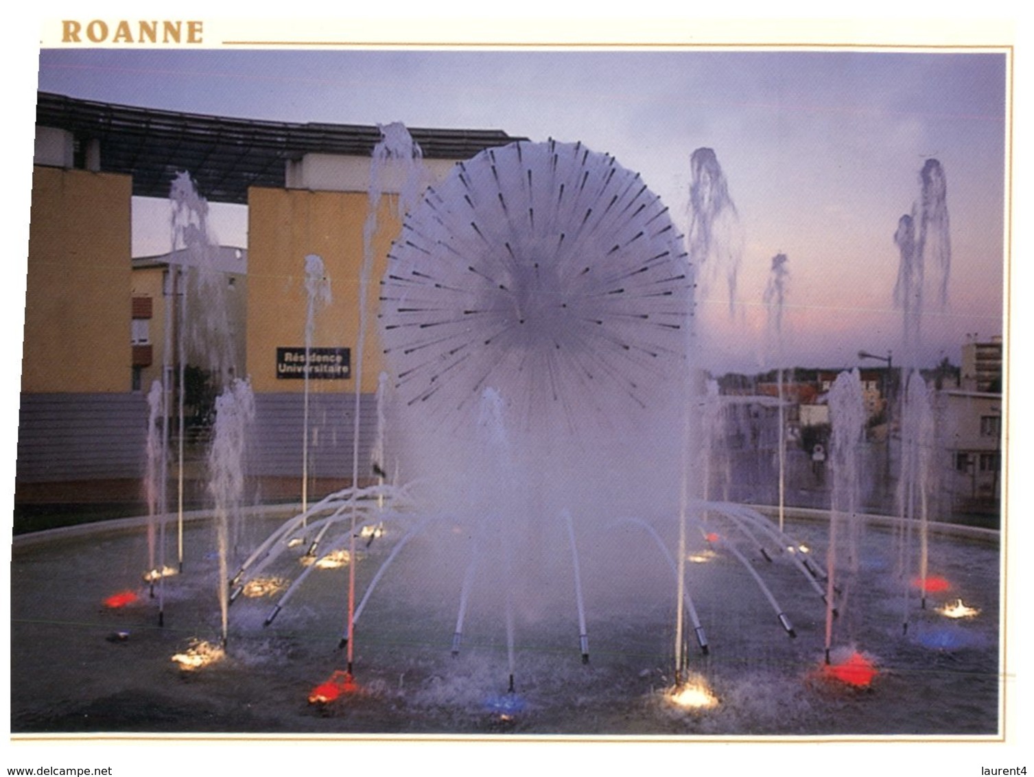 (ORL 335) France - Roanne University Fountain - Roanne