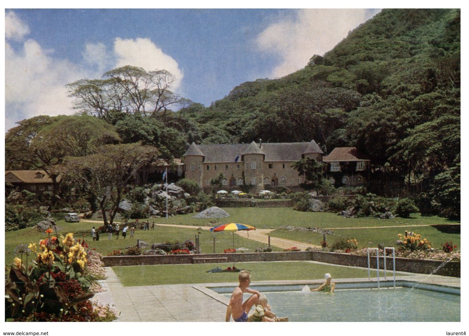 (741) Rhodesia (now Zimbabwe) - Hotel Pool (posted To Sydney - Australia) Under Paid And Taxed - Zimbabwe