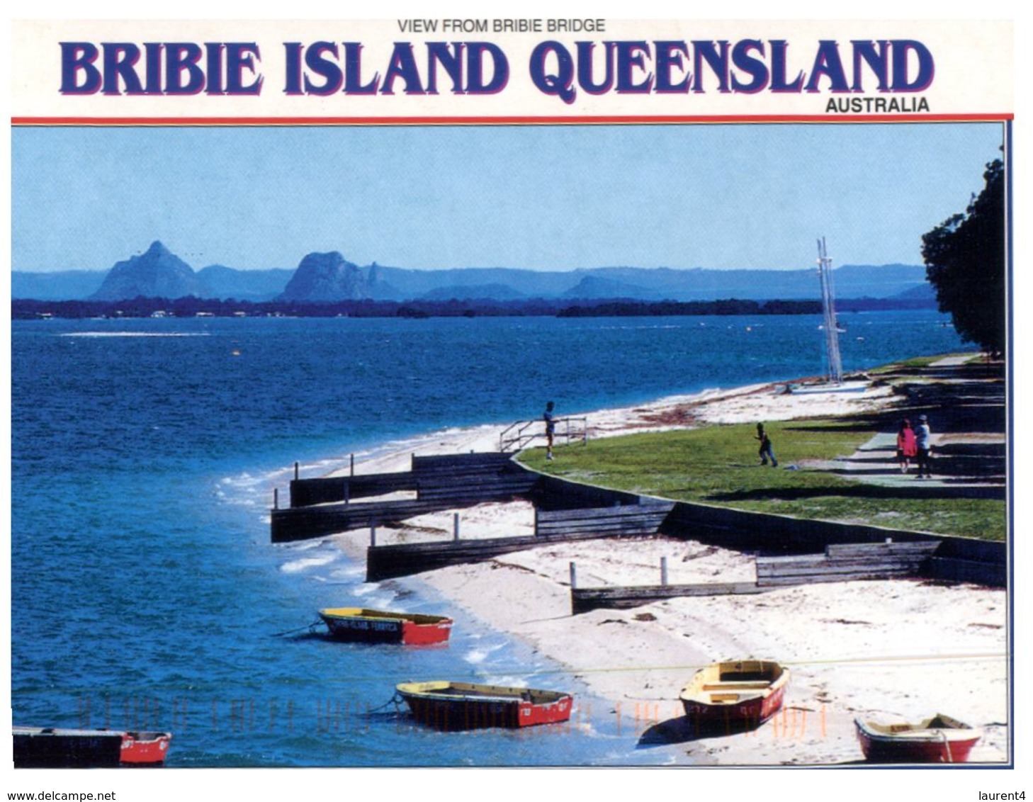 (30) Australia - QLD - Bribie Island (with Stamp At Back Of Card) - Gold Coast