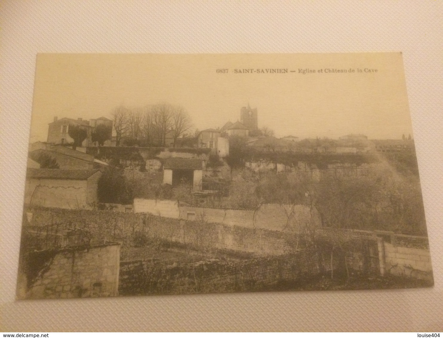 BI 900 - SAINT-SAVINIEN  - Eglise Et Château De La Cave - Autres & Non Classés