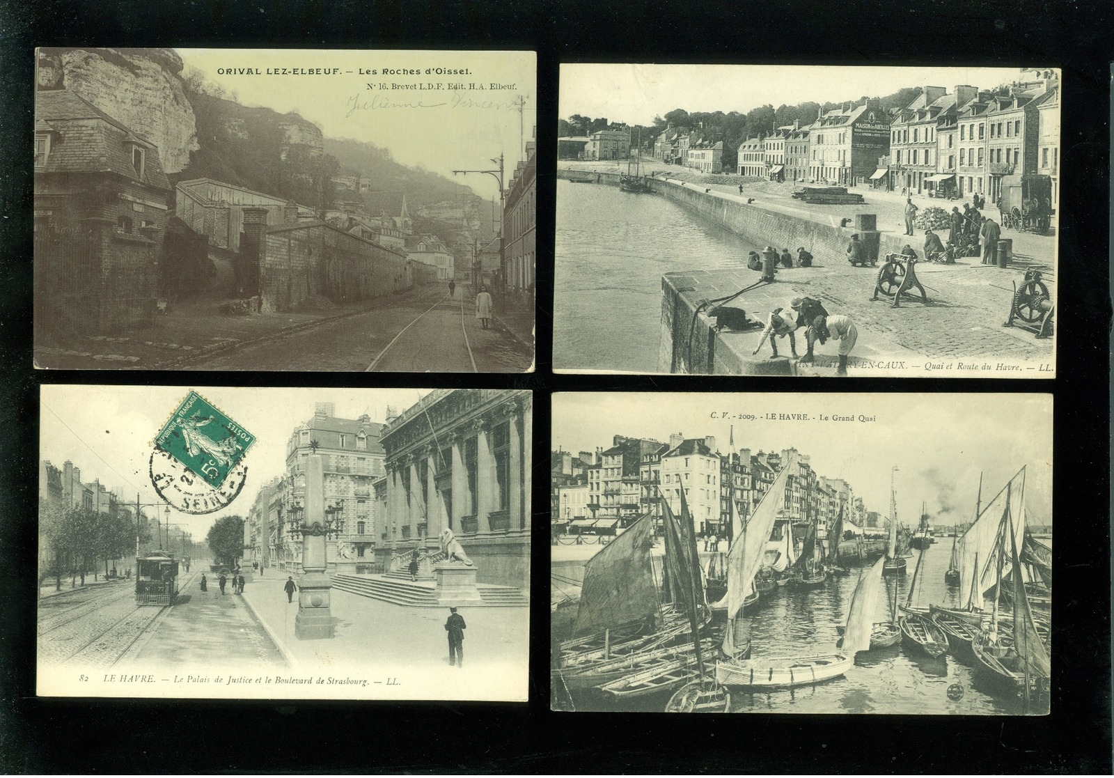 Beau Lot De 60 Cartes Postales De France  Seine - Maritime   Mooi Lot Van 60 Postkaarten Van Frankrijk ( 76 ) - 60 Scans - 5 - 99 Postcards