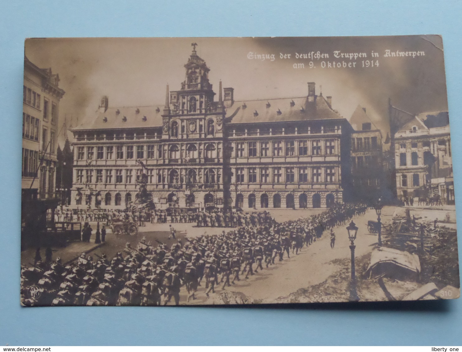 EINZUG Der Deutschen TRUPPEN In Antwerpen Am 9 Oktober 1914 ( 310 - NPG ) ( Zie Foto's ) ! - Guerre 1914-18