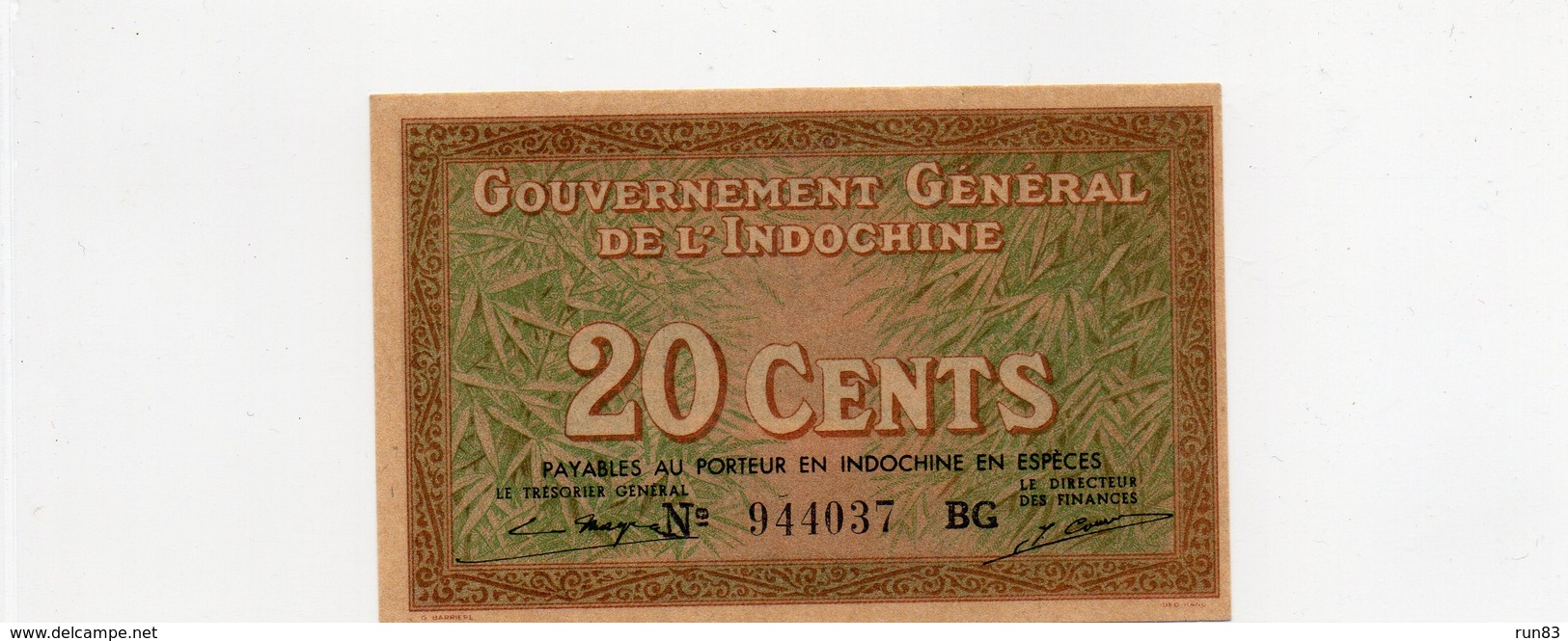 INDOCHINE / Superbe Billet De 1939 UNC N° 86c Du Paper Money - Indochina