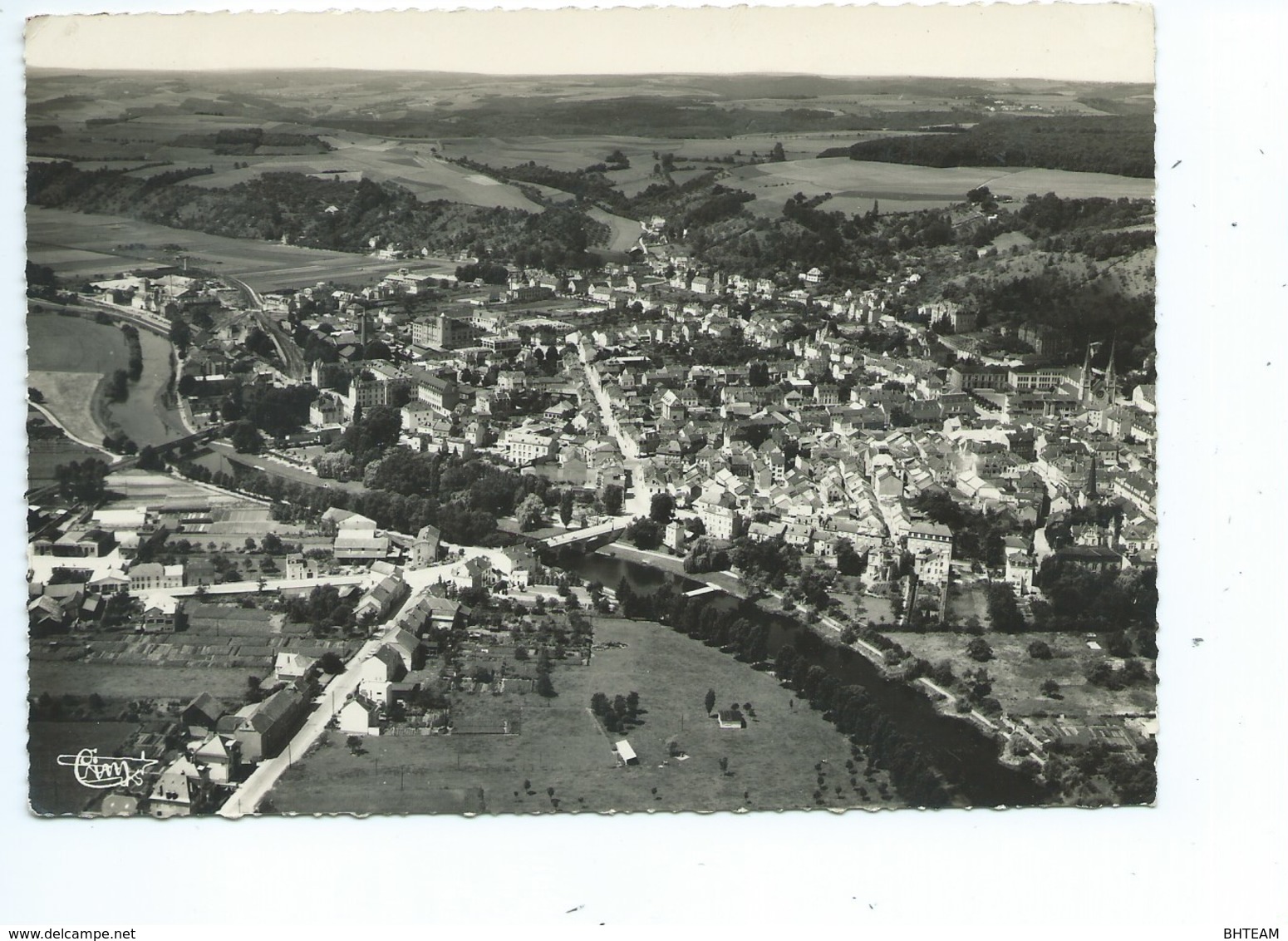 Diekirch - Vue Panoramique Aerienne Et La Sûre - Diekirch