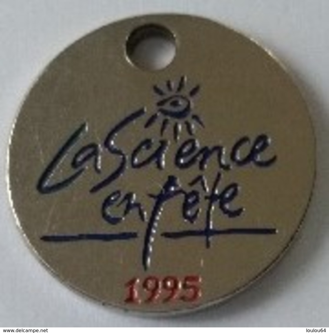 Jeton De Caddie - La Science En Fête - En Métal - - Trolley Token/Shopping Trolley Chip