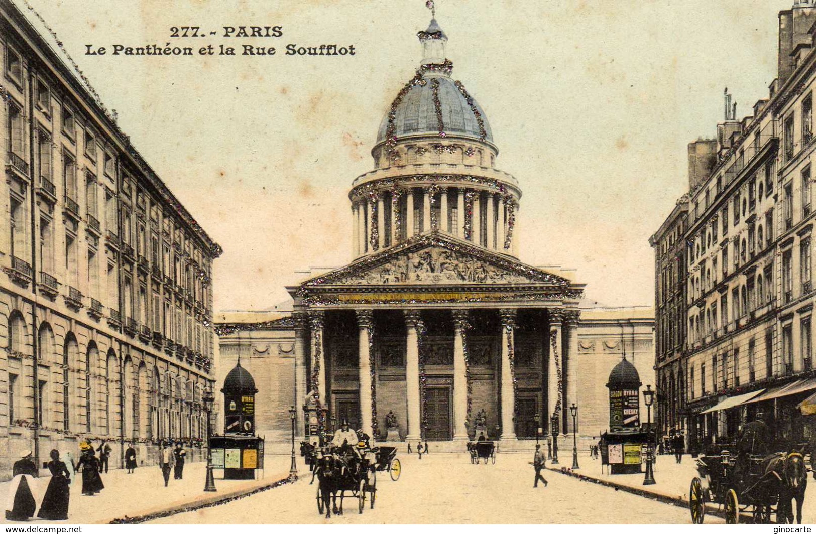 Paris Le Pantheon Et Rue Soufflot - Arrondissement: 05