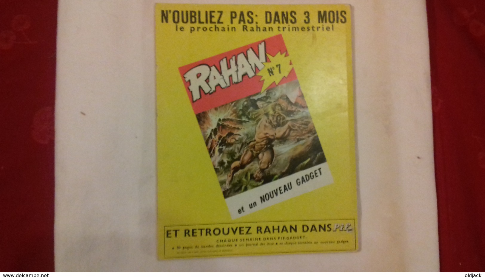 RAHAN N°6.Le Rivage Interdit.EO De 1973 (fin R10) - Rahan