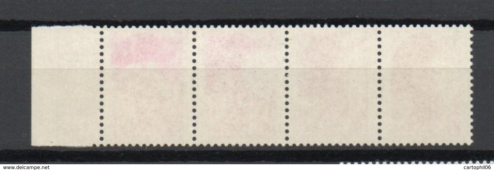 - FRANCE - Variété N° 2486 - 4 X 3 F. 70 Rose Type Liberté 1987 - SANS PHO + PHO A DROITE + 2 X 2 PHO + MACULAGE FINAL - - Neufs