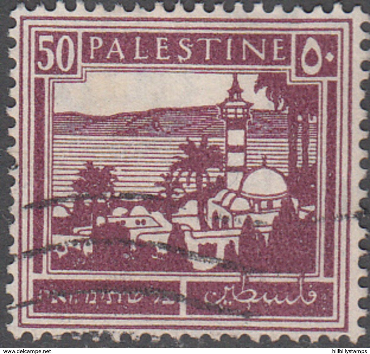 PALESTINE       SCOTT NO. 78      USED     YEAR  1927 - Palestine