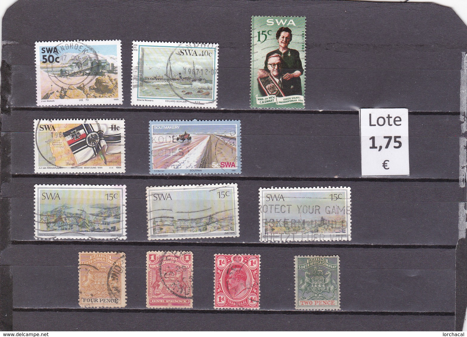 Namibia  S.W.A.-  Lote  12  Sellos Diferentes -  11/10209 - Namibia (1990- ...)