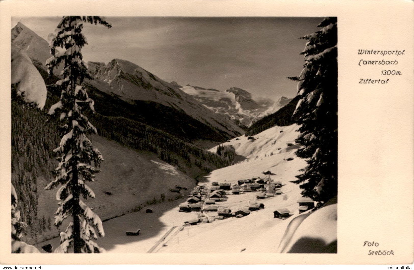 Wintersportplatz Lanersbach 1300 M, Zillertal * 3. 1. 1955 - Zillertal