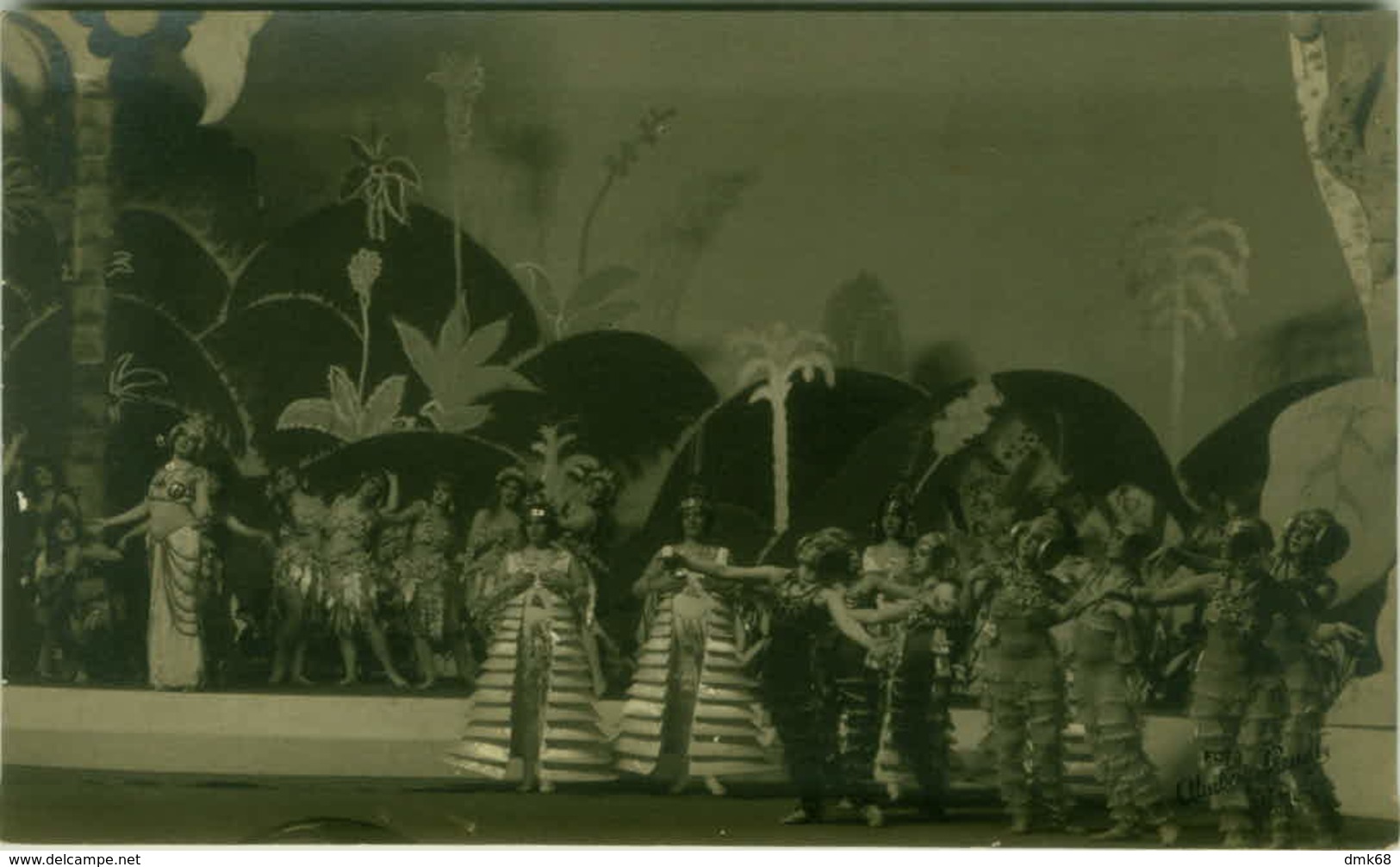OPERA - EBON STRANDIN - SIMSON OCH DELILA - PHOTO BY ALMBERG & PREINITZ STOCKHOLM  - RPPC POSTCARD 1920s (BG1381) - Cantanti E Musicisti