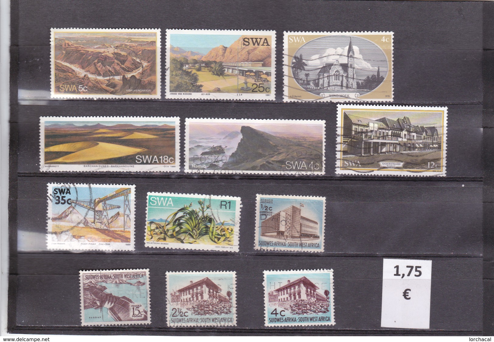 Namibia  S.W.A.-  Lote  12  Sellos Diferentes -  11/10211 - Namibia (1990- ...)