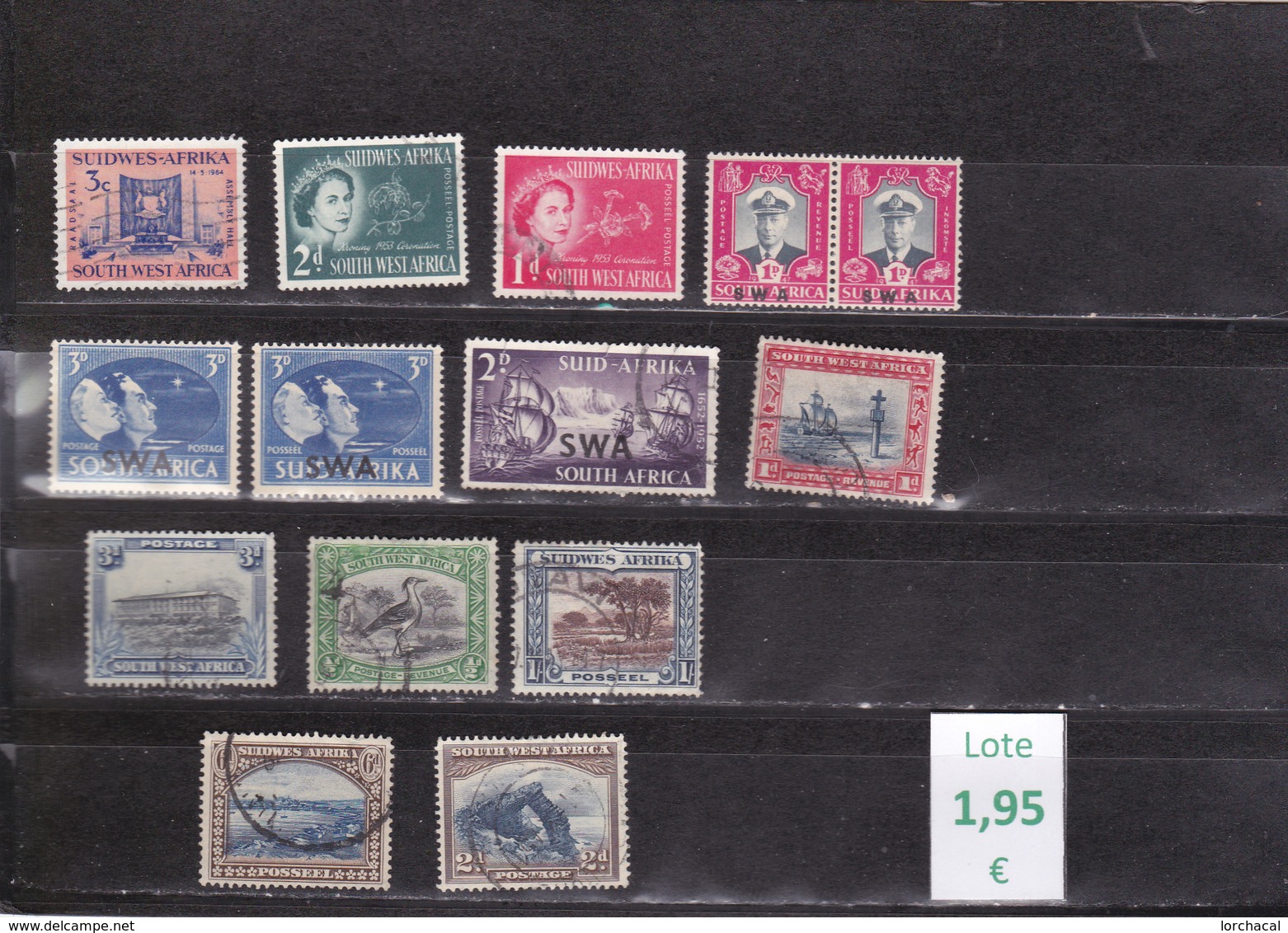 Namibia  S.W.A.-  Lote  14   Sellos Diferentes   -  11/10215 - Namibia (1990- ...)