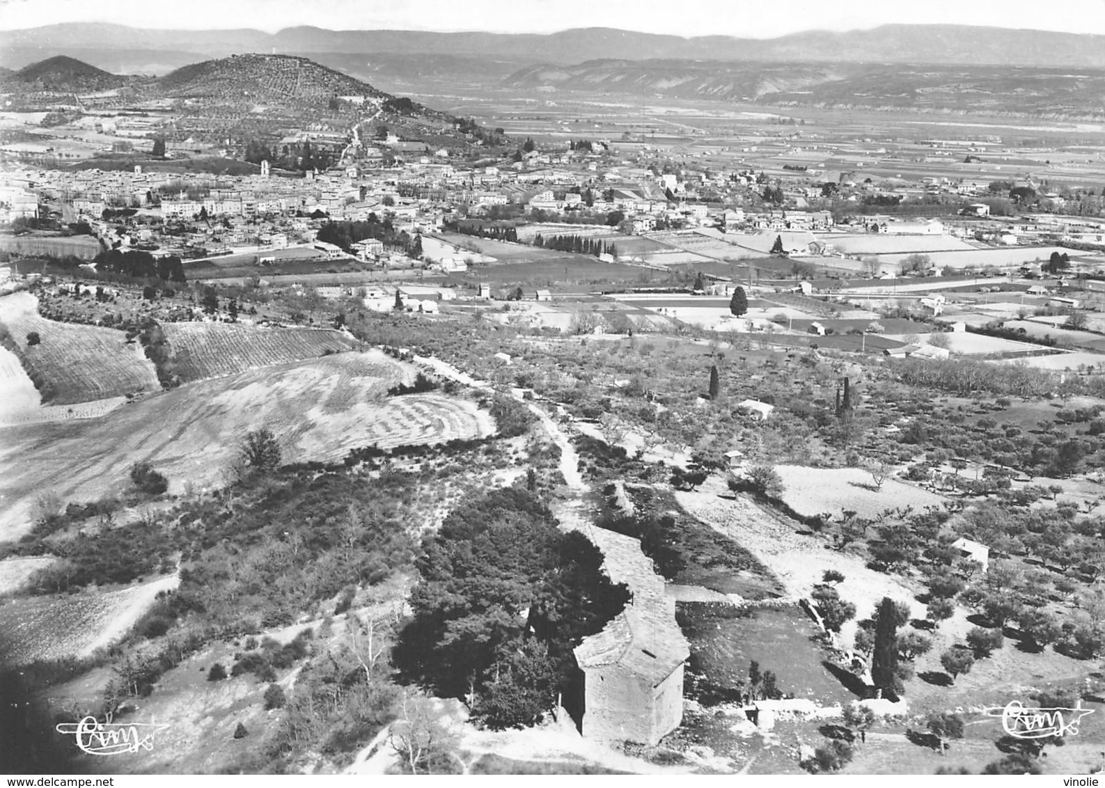 PIE-Arg-18-6602 :  MANOSQUE. VUE AERIENNE. - Manosque