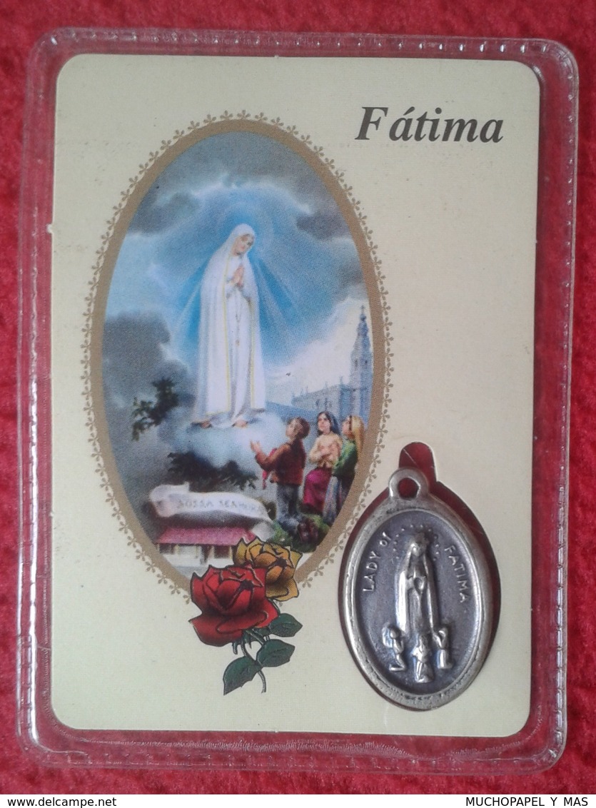 PORTUGAL MEDALLA MÉDAILLE MEDAL O SIMIL FÁTIMA EN SU PLÁSTICO / BLISTER VIRGEN OBJETO DE RELIGIÓN VIRGIN RELIGIOSO VER F - Other & Unclassified