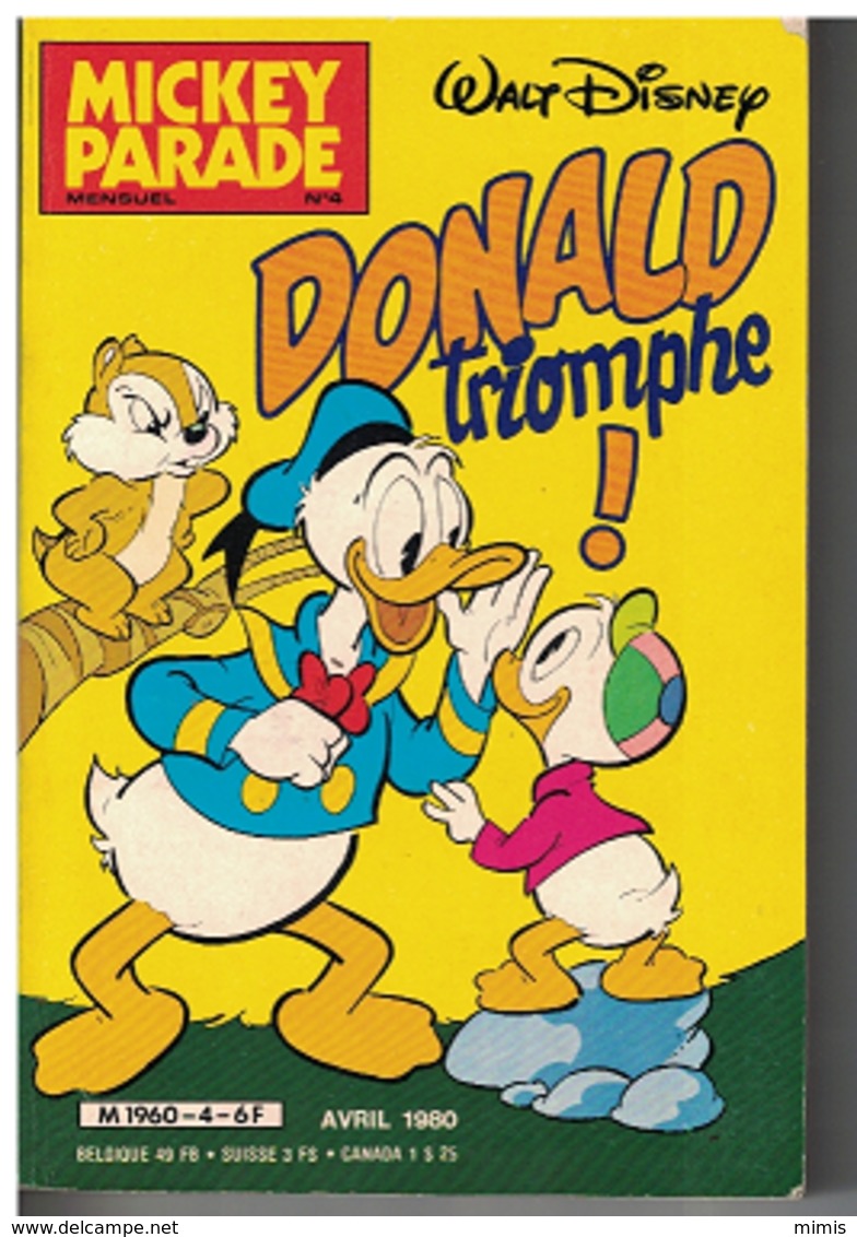 MICKEY PARADE   N°  4     DONALD TRIOMPHE - Disney