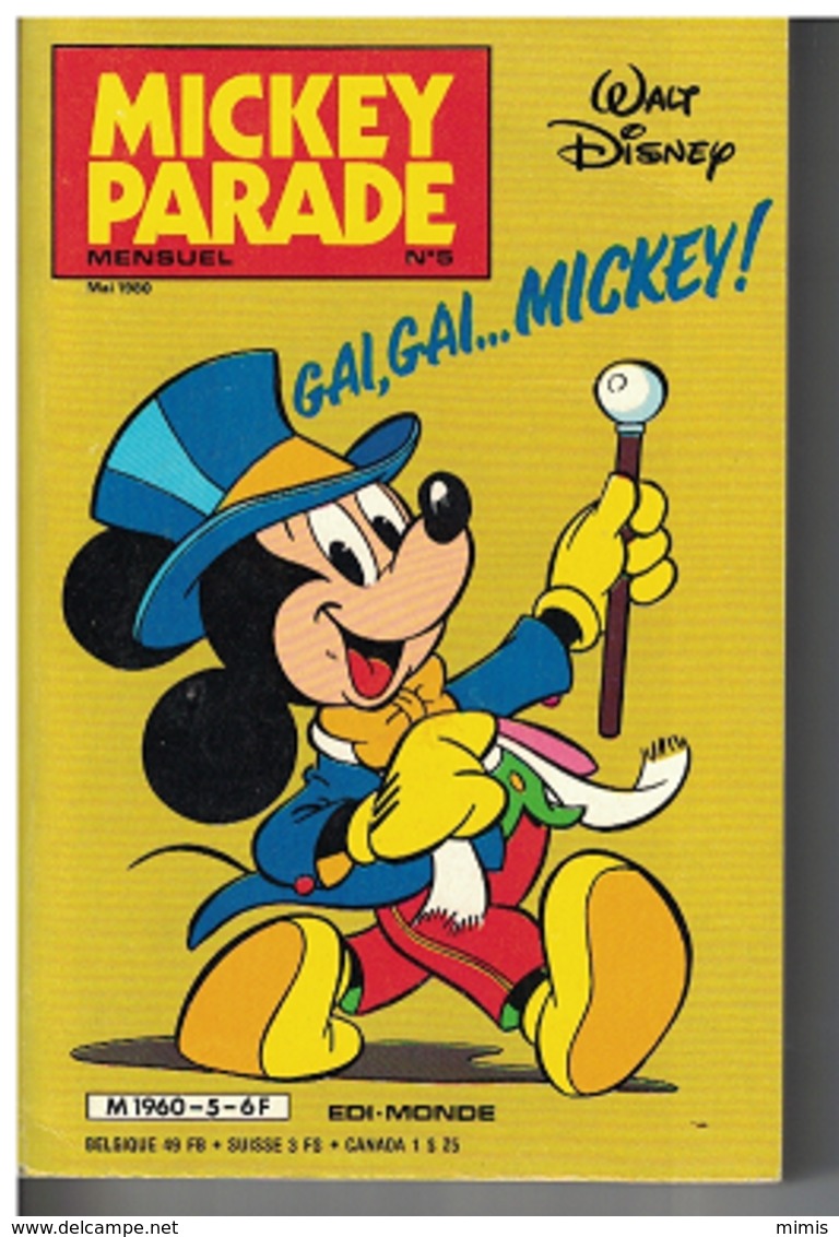 MICKEY PARADE   N°  5     GAI GAI MICKEY - Disney