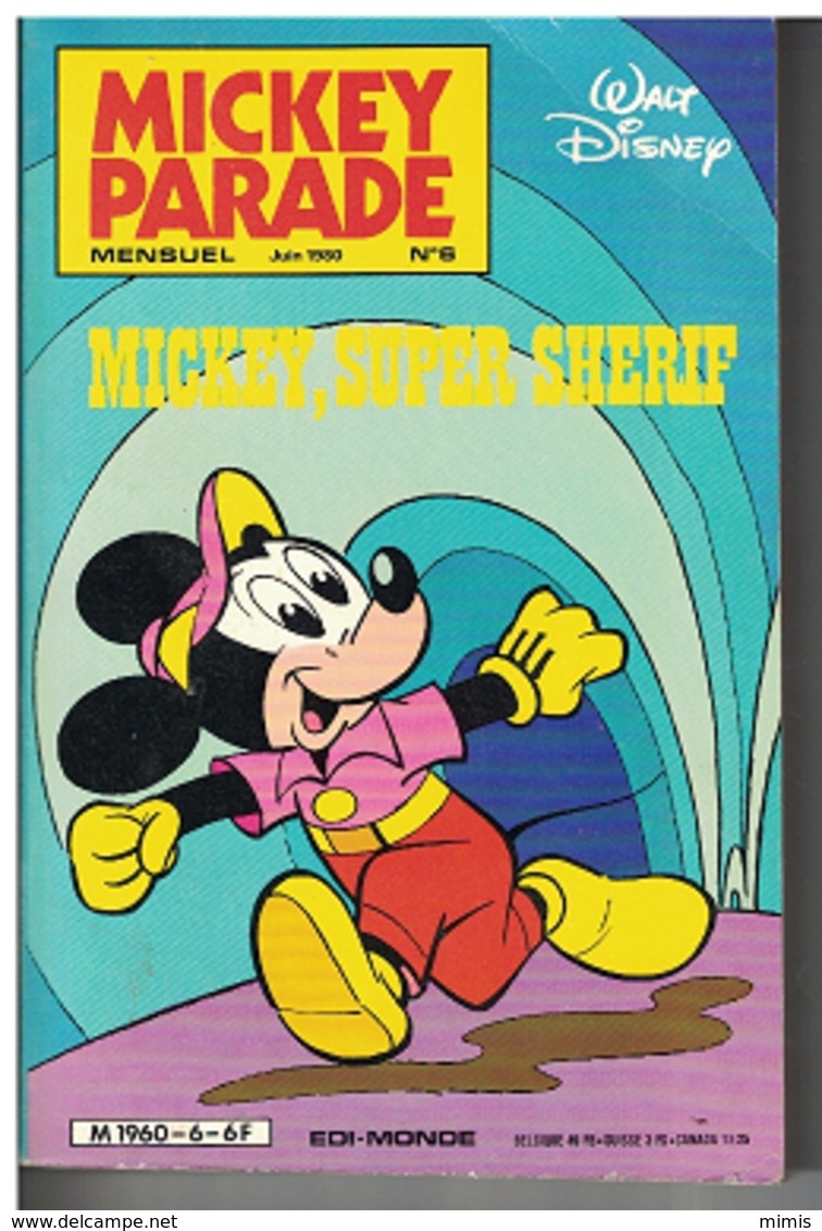 MICKEY PARADE   N°  6     MICKEY  SUPER SHERIF - Disney