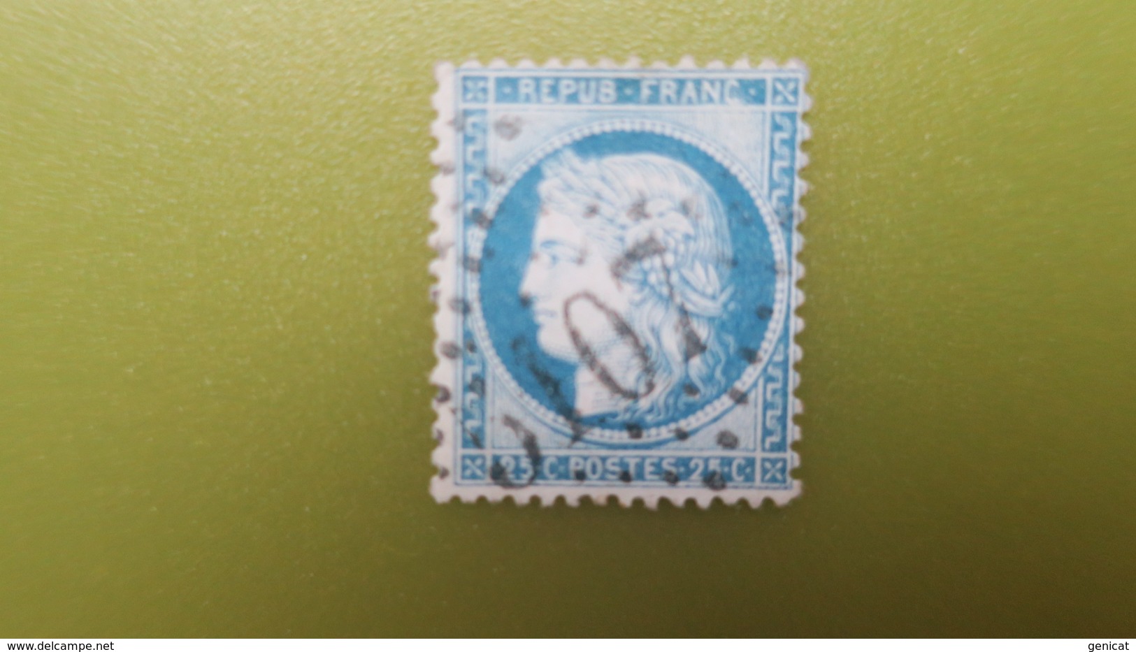 Ceres N° 60 Obliteré GC 5107 Tunis Tunisie Cote 50 € TB - 1871-1875 Ceres