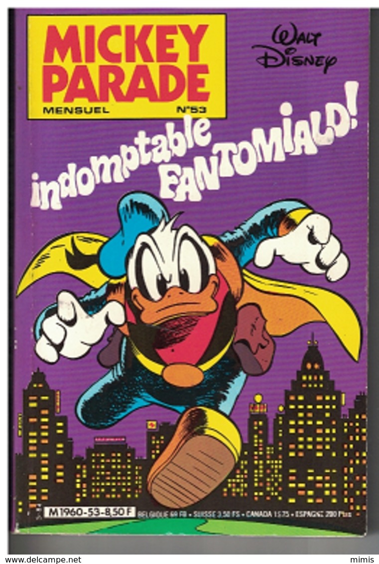 MICKEY PARADE   N° 53     INDOMPTABLE FANTOMIALD ! - Disney